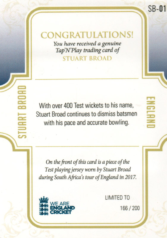 Stuart Broad back