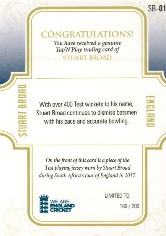 Stuart Broad back