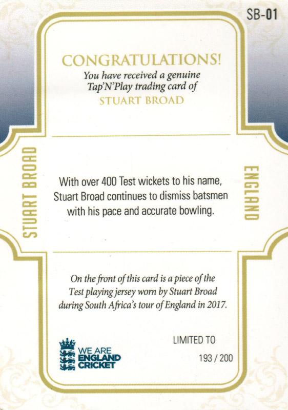 Stuart Broad back