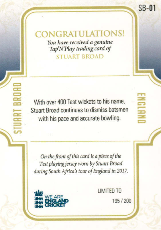 Stuart Broad back