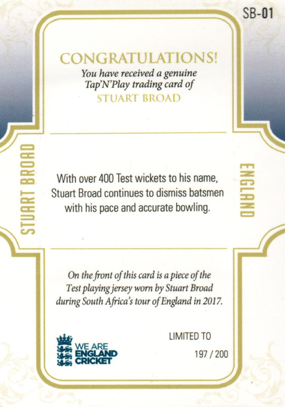 Stuart Broad back