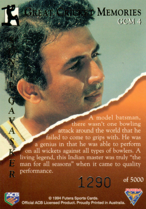 Sunil Gavaskar back
