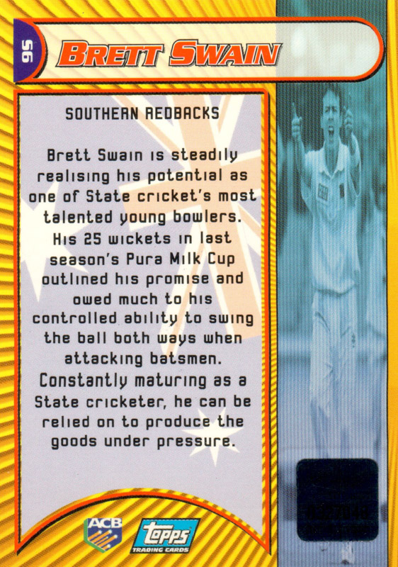 Brett Swain back