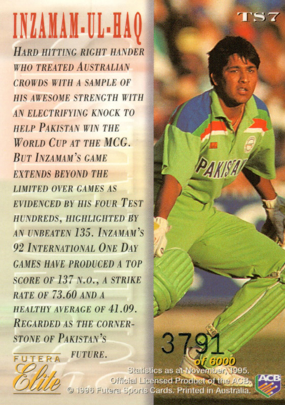 Inzamam-ul-Haq back