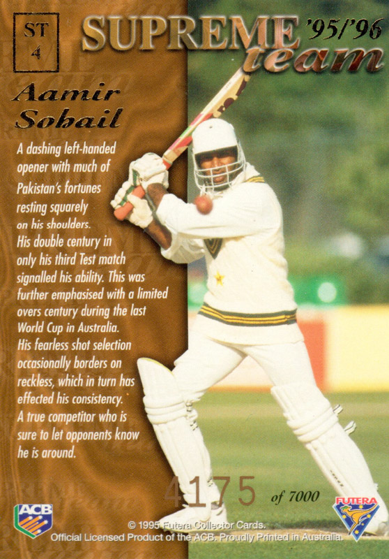 Aamir Sohail back
