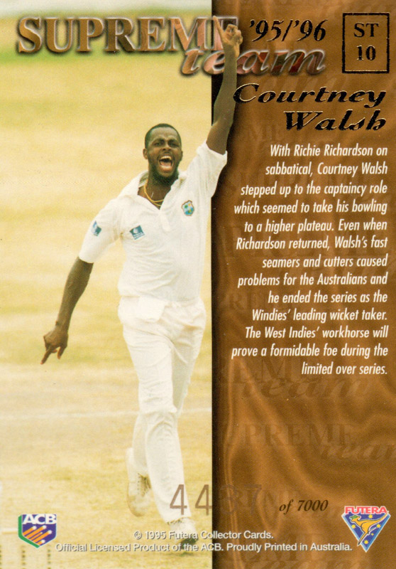 Courtney Walsh back