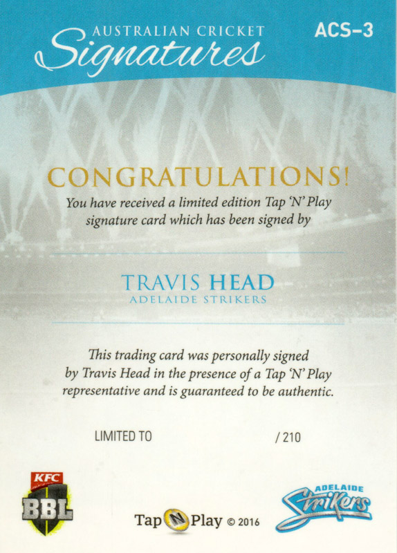 Travis Head back
