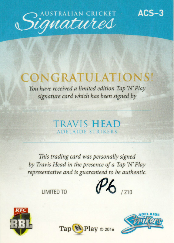 Travis Head back