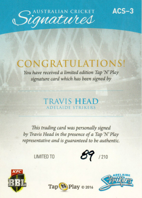 Travis Head back