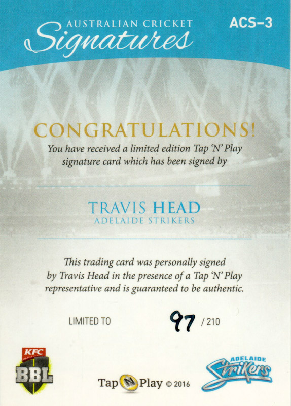Travis Head back