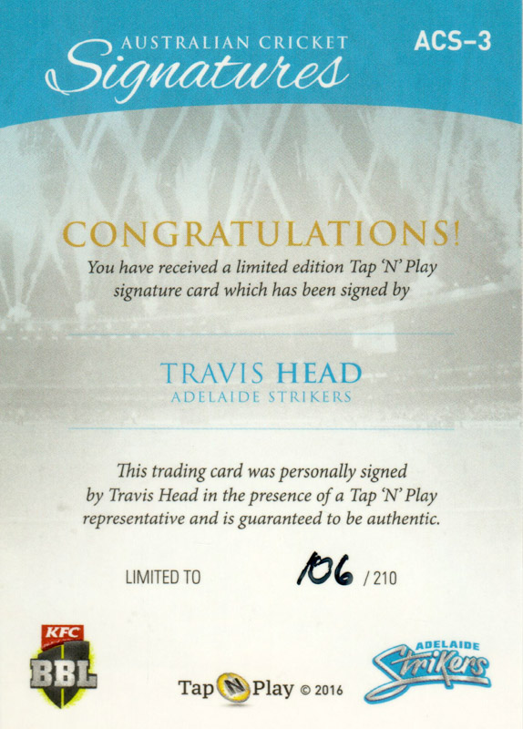 Travis Head back