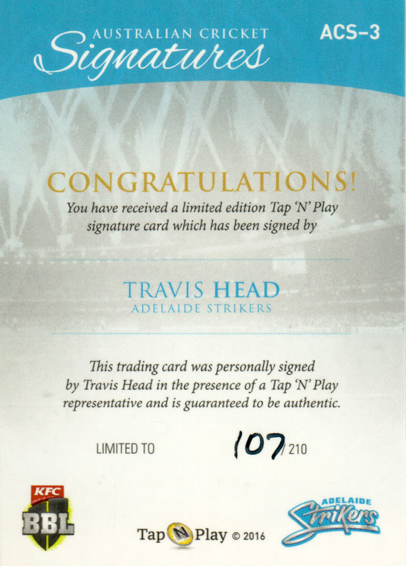 Travis Head back
