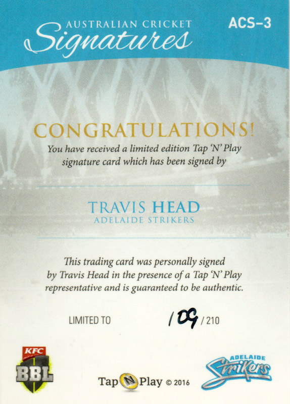 Travis Head back