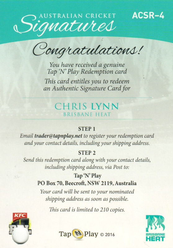 Chris Lynn back