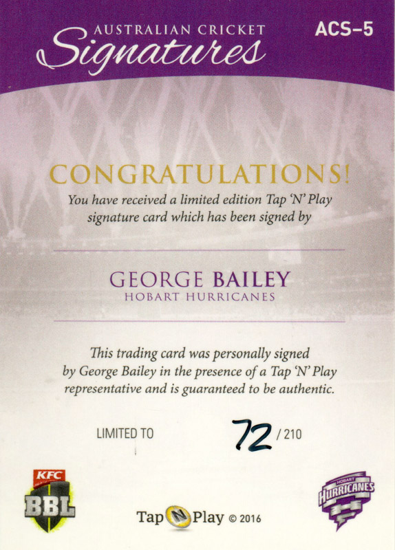 George Bailey back