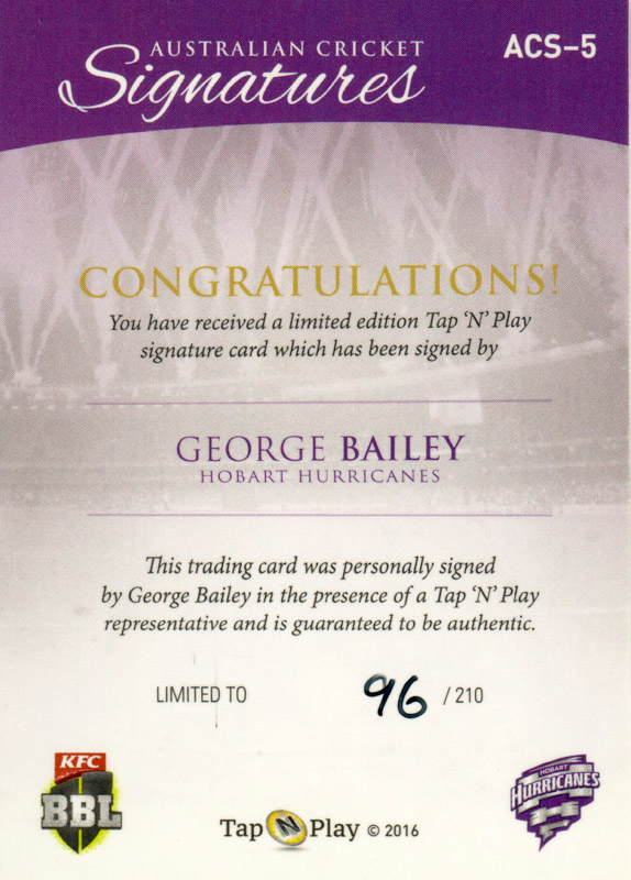 George Bailey back