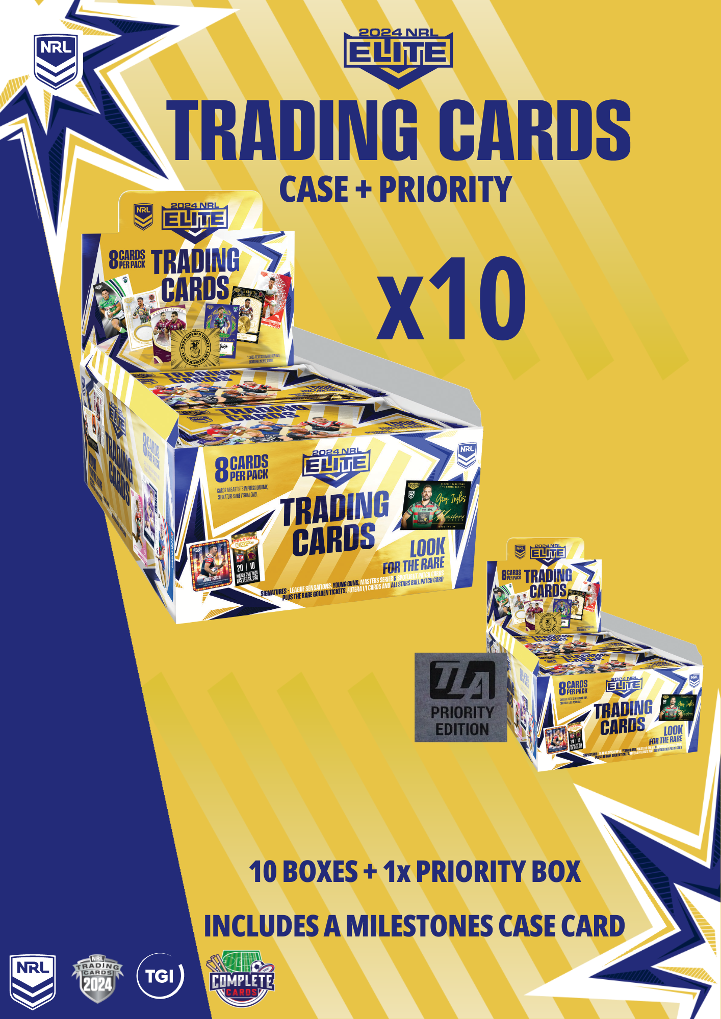 2024 NRL Elite - Case + Priority Box