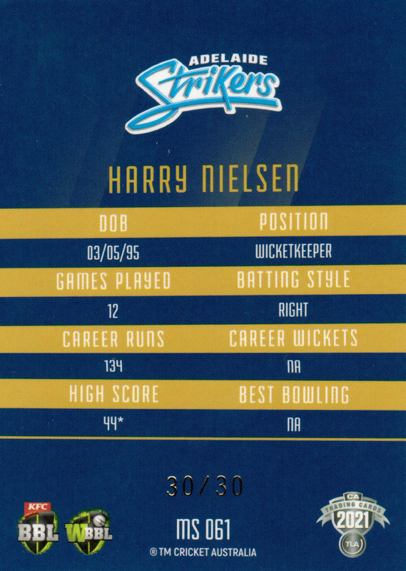 Harry Nielsen back