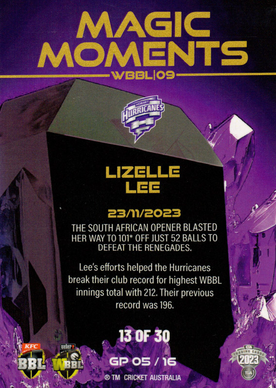Lizelle Lee back