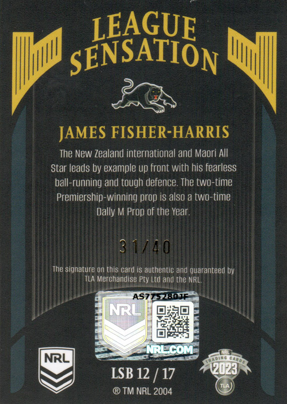 James Fisher-Harris back