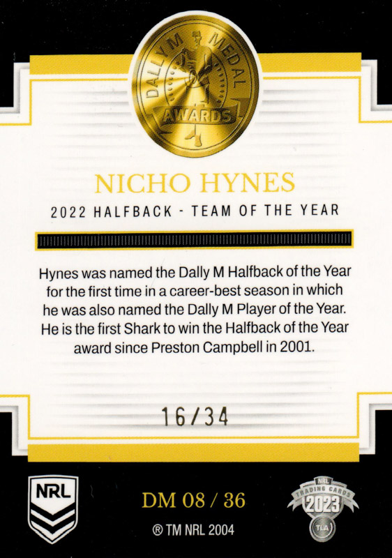 Nicholas Hynes back