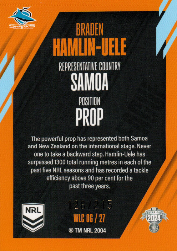 Braden Hamlin-Uele back