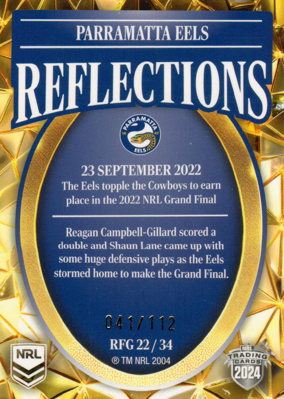 2022 Eels Semi Final Win back