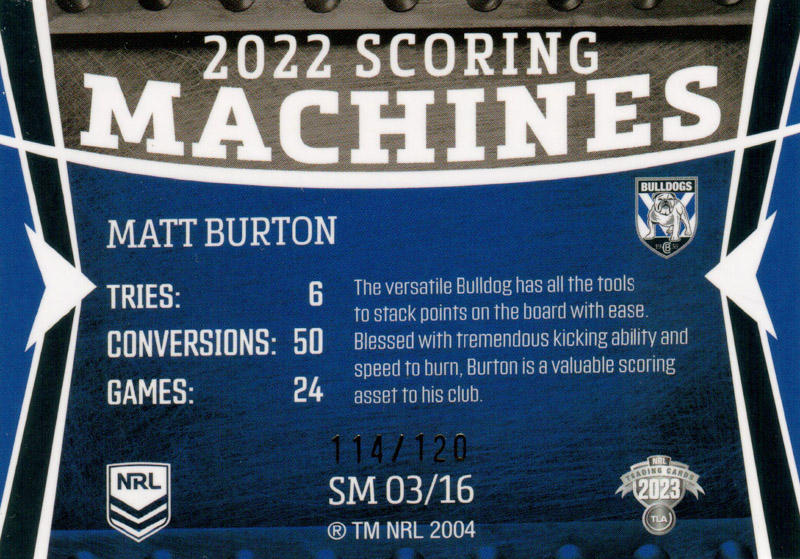 Matt Burton back