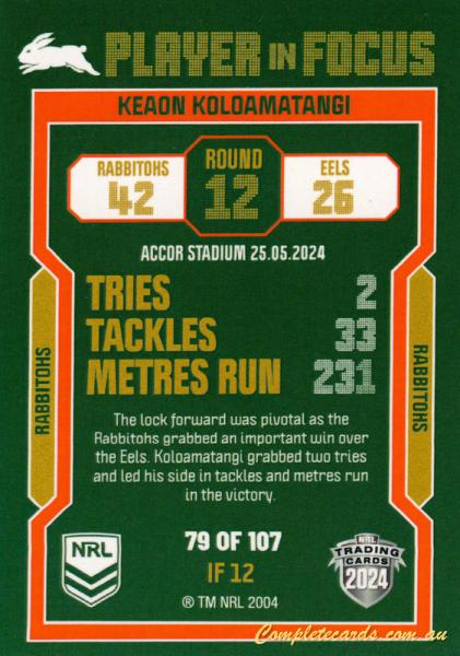 Keaon Koloamatangi back