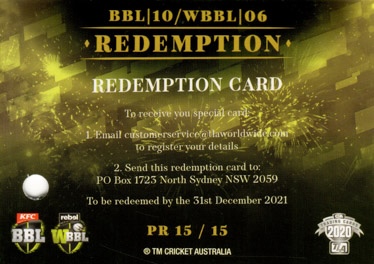 BBL 10 / WBBL 06 - Redemption back