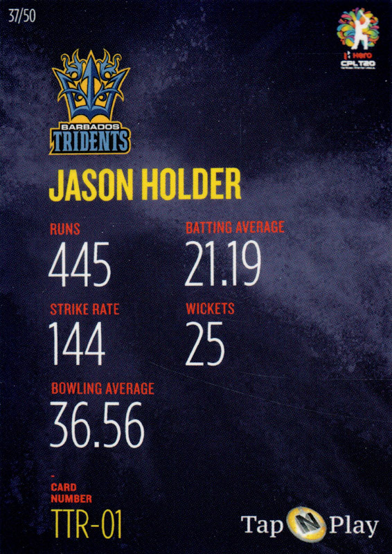 Jason Holder back