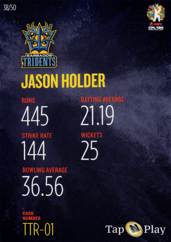 Jason Holder back