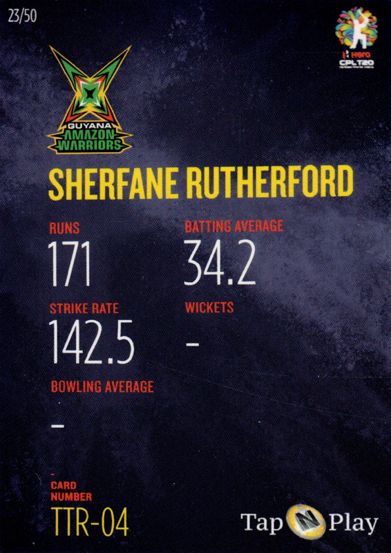 Sherfane Rutherford back