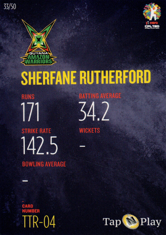 Sherfane Rutherford back