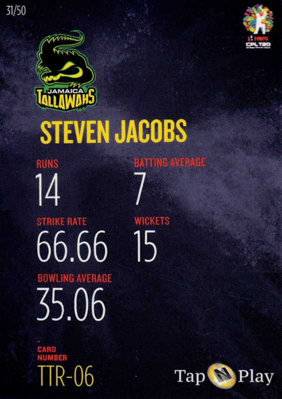 Steven Jacobs back