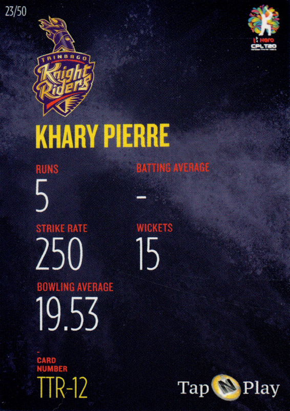 Khary Pierre back