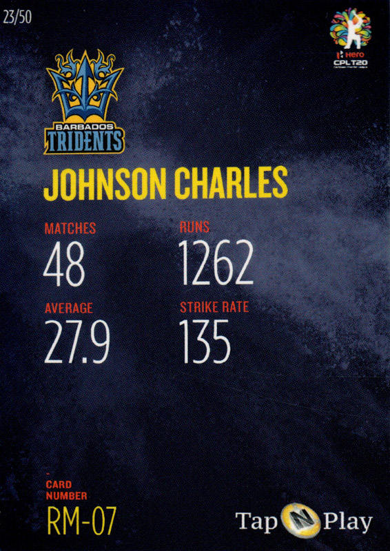 Johnson Charles back