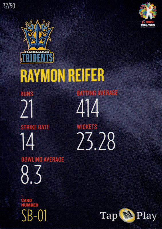 Raymon Reifer back