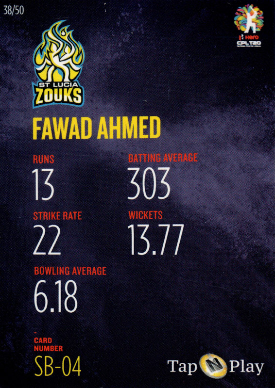Fawad Ahmed back
