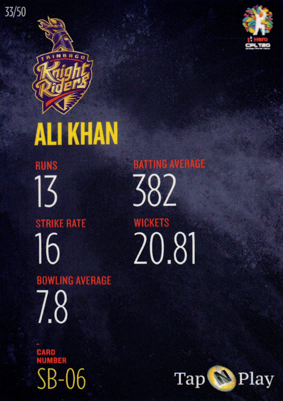 Ali Khan back