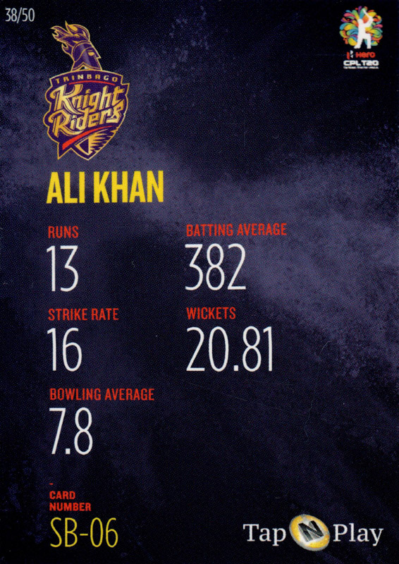 Ali Khan back