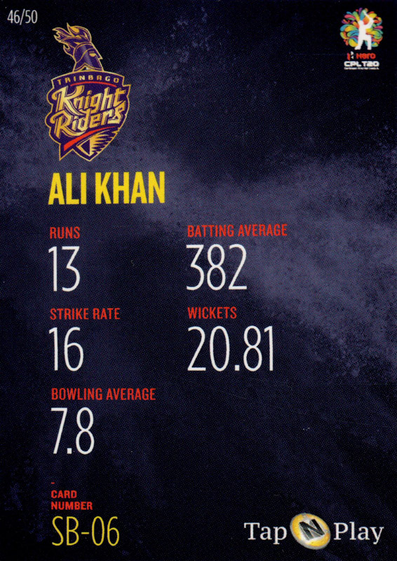 Ali Khan back