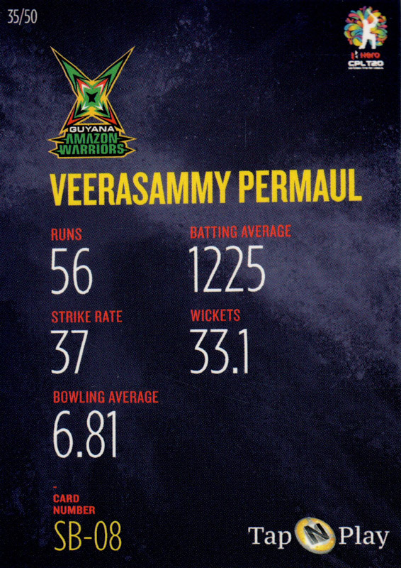 Veerasammy Permaul back
