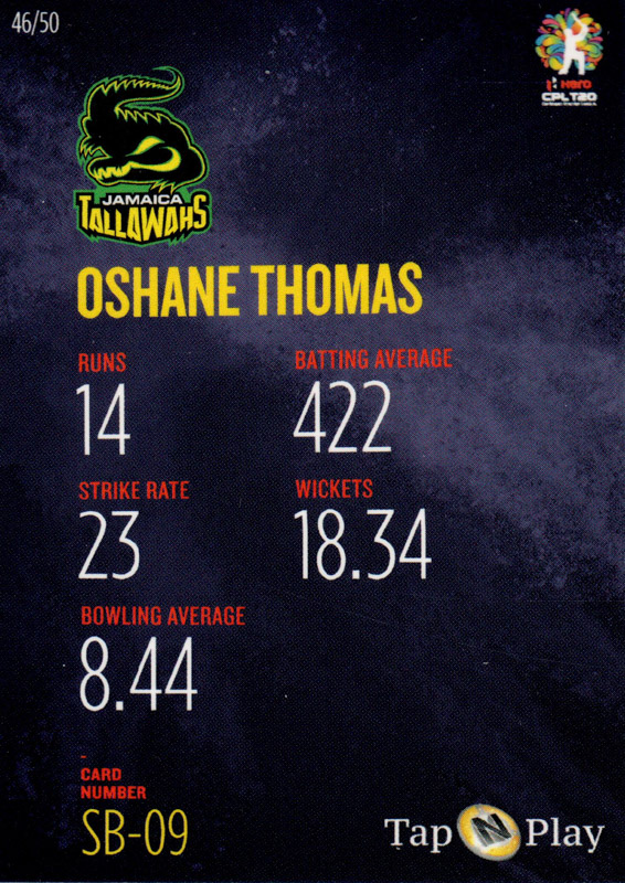 Oshane Thomas back