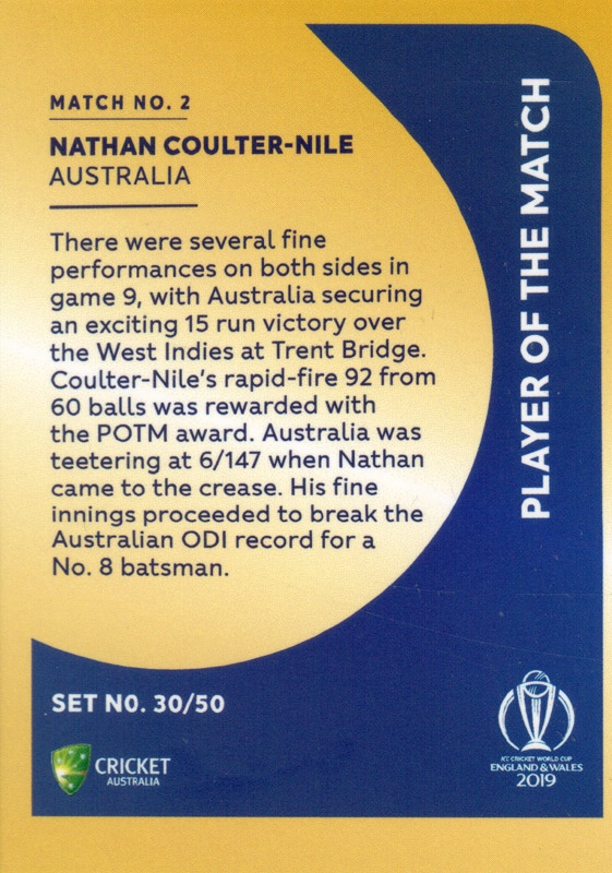 Nathan Coulter-Nile back