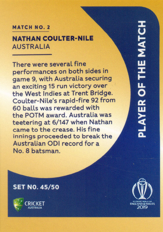 Nathan Coulter-Nile back