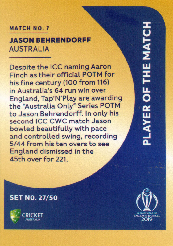 Jason Behrendorff back
