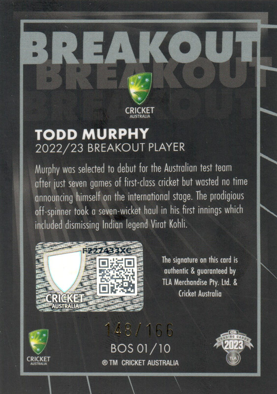 Todd Murphy back
