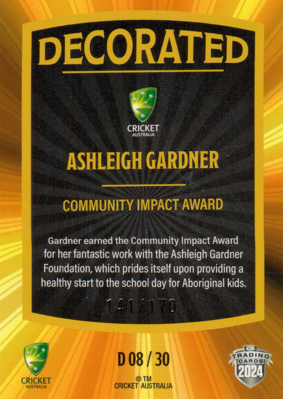 Ashleigh Gardner back