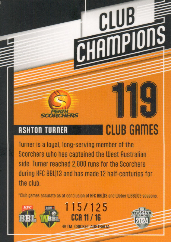 Ashton Turner back